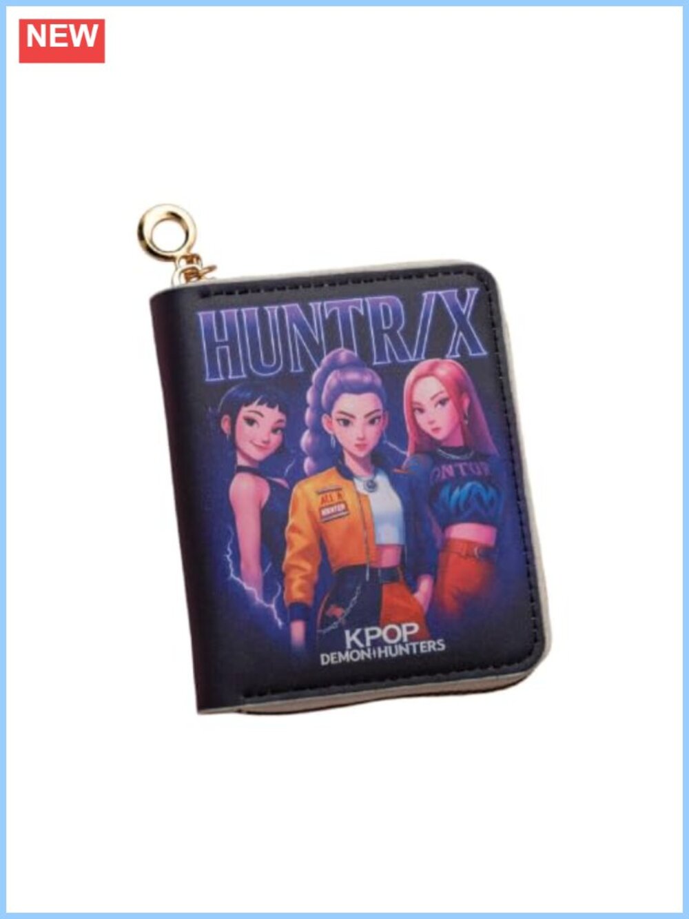 Kawaii Demon Movie Hunters Small Coin Purse Zip Card Holder Mini Wallet